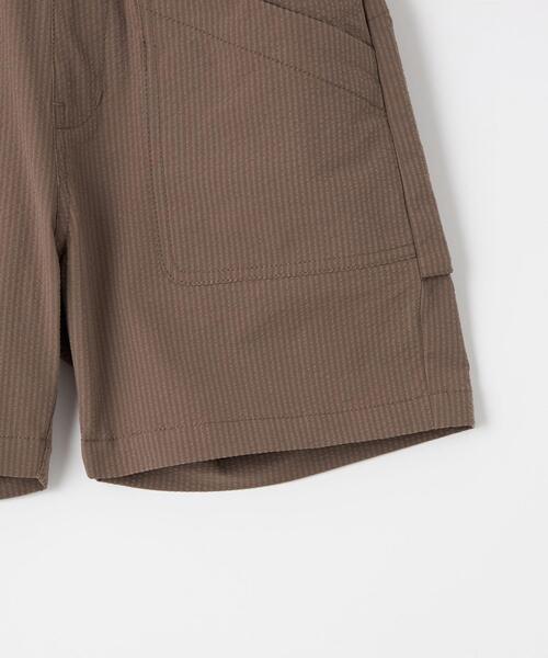 WILD THINGS(ワイルドシングス)の「【別注】<WILD THINGS> TJ EX WT GATHERING ショートパンツ 110-130cm(その他パンツ・キッズ・ブラウン/ダークグレー・S(120-130cm)/XS(110-120cm))」の6枚目の写真