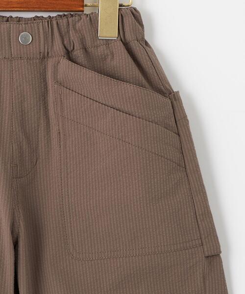 WILD THINGS(ワイルドシングス)の「【別注】<WILD THINGS> TJ EX WT GATHERING ショートパンツ 110-130cm(その他パンツ・キッズ・ブラウン/ダークグレー・S(120-130cm)/XS(110-120cm))」の7枚目の写真