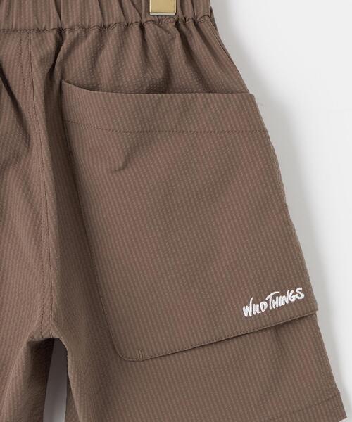 WILD THINGS(ワイルドシングス)の「【別注】<WILD THINGS> TJ EX WT GATHERING ショートパンツ 110-130cm(その他パンツ・キッズ・ブラウン/ダークグレー・S(120-130cm)/XS(110-120cm))」の8枚目の写真
