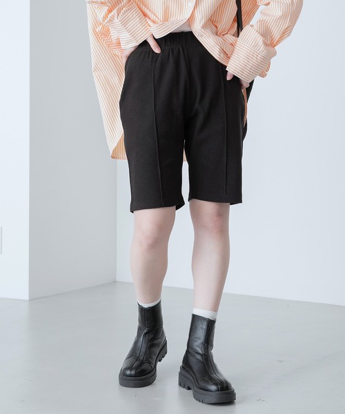BONLECILL（ボンルシール）の「ピンタックバイカーパンツ（その他パンツ・レディース・ブラック・FREE）」の3枚目の写真