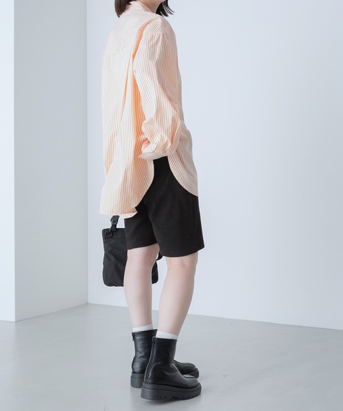 BONLECILL（ボンルシール）の「ピンタックバイカーパンツ（その他パンツ・レディース・ブラック・FREE）」の8枚目の写真