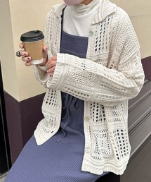 【Alley】透かし編みカーディガン