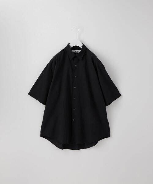 CITEN（シテン）の「＜CITEN＞コットンリネン ビッグ シャツ（シャツ/ブラウス・メンズ・ブラック/ライトブルー/オレンジ/ライム・L/M）」の13枚目の写真