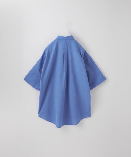 CITEN（シテン）の「＜CITEN＞コットンリネン ビッグ シャツ（シャツ/ブラウス・メンズ・ブラック/ライトブルー/オレンジ/ライム・L/M）」の15枚目の写真