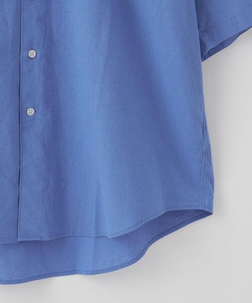 CITEN（シテン）の「＜CITEN＞コットンリネン ビッグ シャツ（シャツ/ブラウス・メンズ・ブラック/ライトブルー/オレンジ/ライム・L/M）」の18枚目の写真