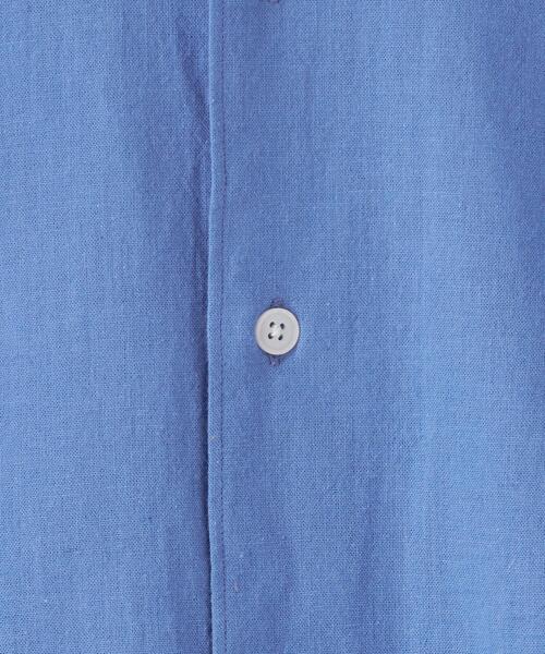 CITEN（シテン）の「＜CITEN＞コットンリネン ビッグ シャツ（シャツ/ブラウス・メンズ・ブラック/ライトブルー/オレンジ/ライム・L/M）」の19枚目の写真