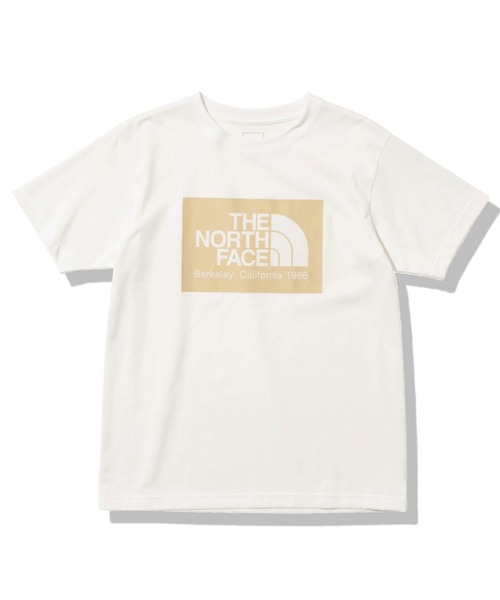 THE NORTH FACE(ザノースフェイス)の「THE NORTH FACE/ザ・ノース・フェイス S/S CALFONI LOGO TEE クルーネックTシャツ ブランドロゴ/スクエアロゴ UVケア NT32355(Tシャツ/カットソー・メンズ・ブルー/ベージュ/ホワイト・M/L/XL)」の2枚目の写真