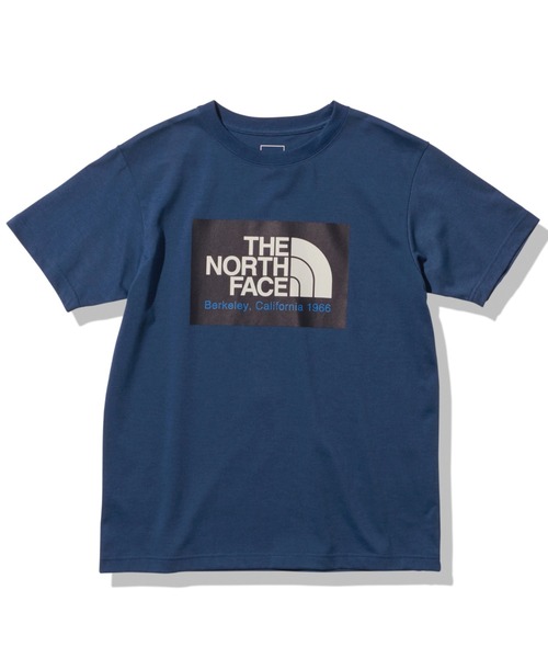THE NORTH FACE(ザノースフェイス)の「THE NORTH FACE/ザ・ノース・フェイス S/S CALFONI LOGO TEE クルーネックTシャツ ブランドロゴ/スクエアロゴ UVケア NT32355(Tシャツ/カットソー・メンズ・ブルー/ベージュ/ホワイト・M/L/XL)」の3枚目の写真