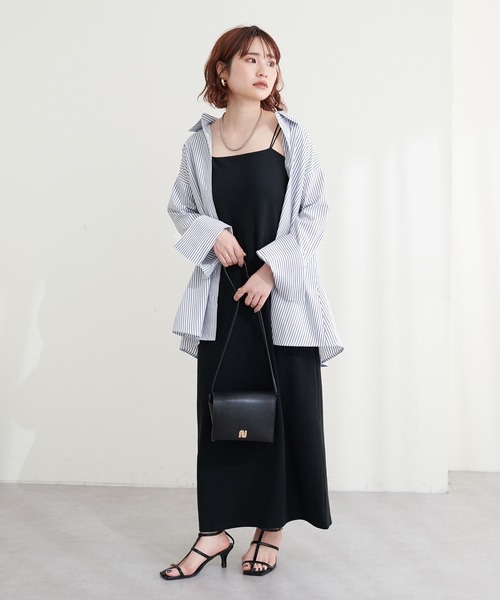 natural couture(ナチュラルクチュール)の「WEB限定/袖口スリットゆるシャツ(シャツ/ブラウス・レディース・ブルー/オフホワイト/ネイビー/ピンク/ピンク系その他・FREE)」の20枚目の写真