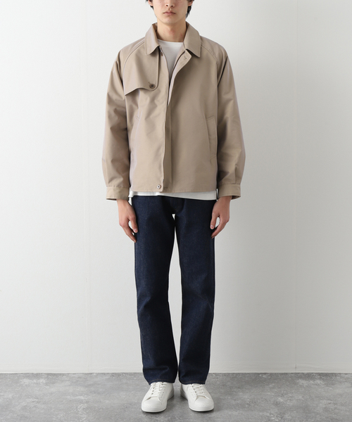 417 EDIFICE(フォーワンセブンエディフィス)の「ショートトレンチブルゾン(ブルゾン・メンズ・カーキ/ベージュ・MEDIUM/LARGE)」の3枚目の写真