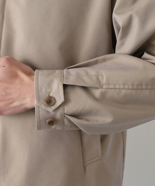 417 EDIFICE(フォーワンセブンエディフィス)の「ショートトレンチブルゾン(ブルゾン・メンズ・カーキ/ベージュ・MEDIUM/LARGE)」の10枚目の写真