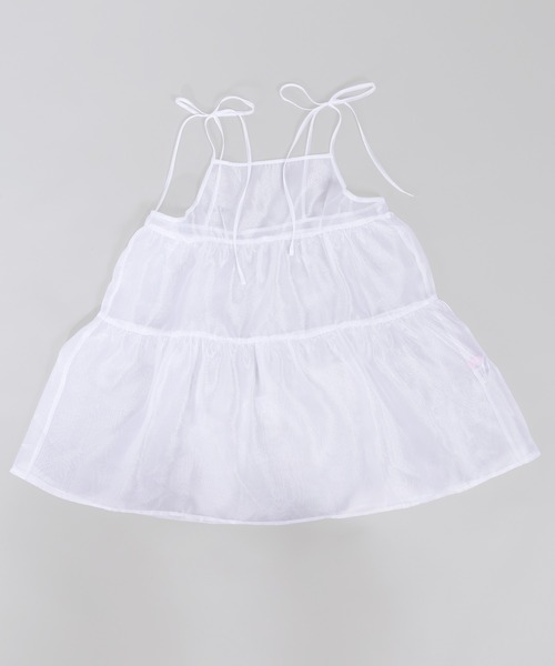 WC（ダブル シー）の「シャイニーシアーキャミワンピース（ワンピース・レディース・ホワイト/ブラック・FREE）」の14枚目の写真