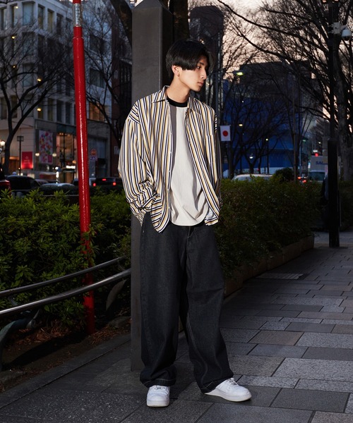 kutir(クティール)の「ビックシルエットカラーストライプシャツ(シャツ/ブラウス・メンズ・ブルー系その他/レッド系その他/イエロー系その他・MEDIUM/LARGE)」の20枚目の写真