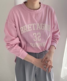 LOWRYS FARM | カコウプリントＴシャツロングスリーブ　191260(Tシャツ/カットソー)