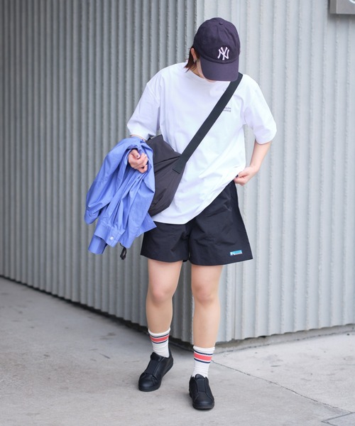 Franklin Climbing（フランクリンクライミング）の「【Franklin Climbing】【水陸両用】バックロゴフレキシブルテックショートスリーブTee（ラッシュガード・メンズ・ホワイト/バイオレット/グリーン/イエロー/サックスブルー/ベージュ/ブラック・S/M/L/XL/XS）」の8枚目の写真