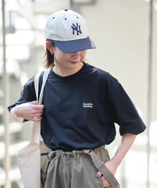 Franklin Climbing（フランクリンクライミング）の「【Franklin Climbing】【水陸両用】バックロゴフレキシブルテックショートスリーブTee（ラッシュガード・メンズ・ホワイト/バイオレット/グリーン/イエロー/サックスブルー/ベージュ/ブラック・S/M/L/XL/XS）」の11枚目の写真