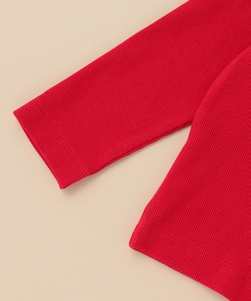 Love&Peace&Money（ラブアンドピースアンドマネー）の「テレコカーディガン（カーディガン/ボレロ・キッズ・キナリ/レッド/ネイビー・80ｃｍ/110cm/100cm/90cm/120cm/130cm）」の7枚目の写真