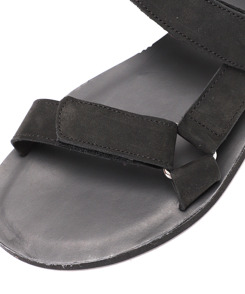HERISSON（エリソン）の「”Made in Japan”【HERISSON / エリソン】レザーストラップサンダル（サンダル・メンズ・ブラック・26cm/27cm/28cm）」の20枚目の写真