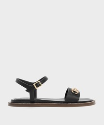 CHARLES & KEITH | ホースビット チャームサンダル(サンダル)
