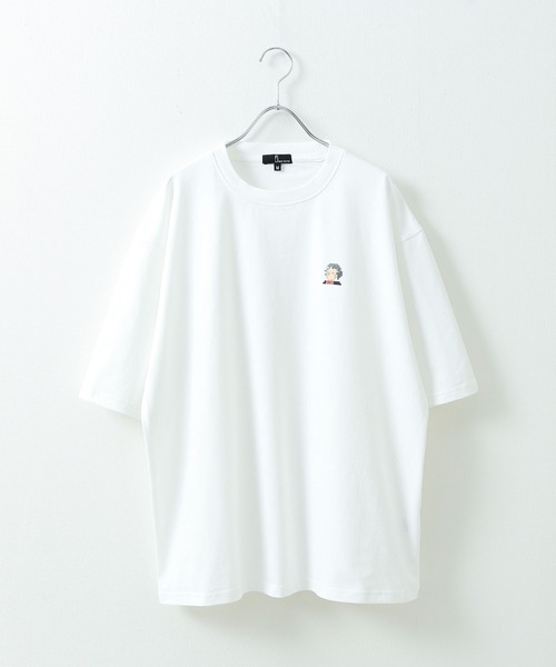 ZIP FIVE(ジップファイブ)の「【ZIP FIVE】【NFT ARTS】ビッグシルエット 偉人ドットNFTアート Tシャツ マリリン/ベートーヴェン/エリザベス【ユニセックス】(Tシャツ/カットソー・レディース・ホワイト/ピンク/ブラック系1/ピンク系/ブラック系/ブラック/ホワイト系/ホワイト系1・SMALL/MEDIUM/LARGE)」の16枚目の写真