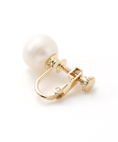 SLOBE IENA（スローブイエナ）の「SLOBE 淡水パールイヤリング（イヤリング・レディース・ホワイト・FREE）」の3枚目の写真