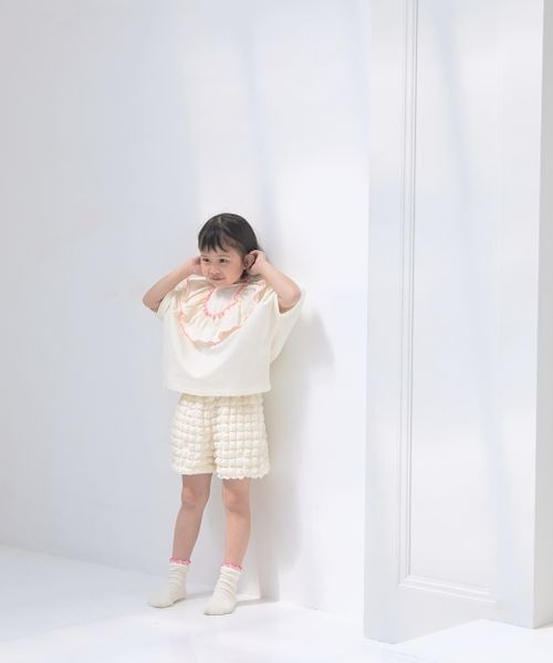 LOWRYS FARM(ローリーズファーム)の「メローハイショク2WAYプルオーバー 904508(Tシャツ/カットソー・キッズ・グレー/ブルー/ブラック/ホワイト・110cm/120cm/130cm/140cm/150cm)」の14枚目の写真