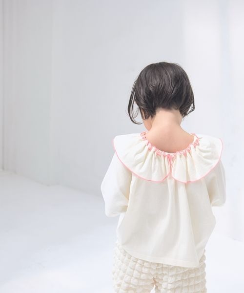 LOWRYS FARM(ローリーズファーム)の「メローハイショク2WAYプルオーバー 904508(Tシャツ/カットソー・キッズ・グレー/ブルー/ブラック/ホワイト・110cm/120cm/130cm/140cm/150cm)」の15枚目の写真