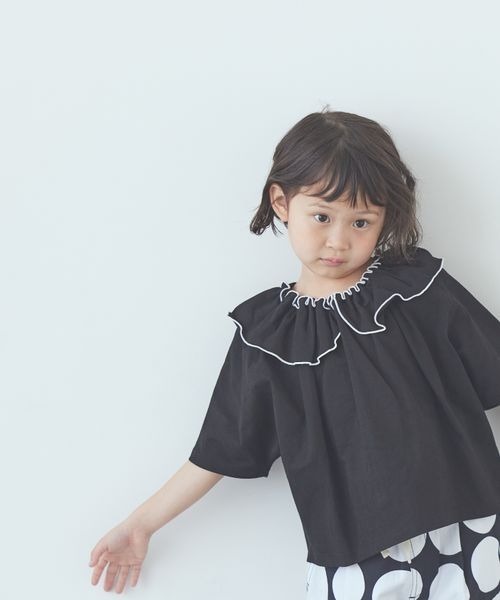 LOWRYS FARM(ローリーズファーム)の「メローハイショク2WAYプルオーバー 904508(Tシャツ/カットソー・キッズ・グレー/ブルー/ブラック/ホワイト・110cm/120cm/130cm/140cm/150cm)」の10枚目の写真