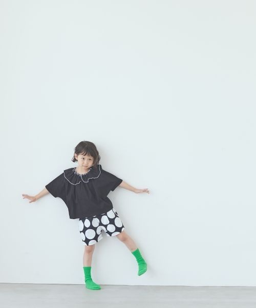 LOWRYS FARM(ローリーズファーム)の「メローハイショク2WAYプルオーバー 904508(Tシャツ/カットソー・キッズ・グレー/ブルー/ブラック/ホワイト・110cm/120cm/130cm/140cm/150cm)」の5枚目の写真