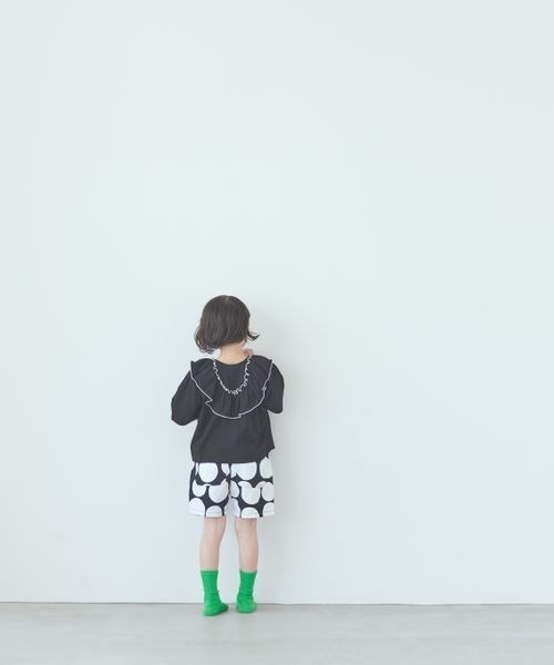 LOWRYS FARM(ローリーズファーム)の「メローハイショク2WAYプルオーバー 904508(Tシャツ/カットソー・キッズ・グレー/ブルー/ブラック/ホワイト・110cm/120cm/130cm/140cm/150cm)」の6枚目の写真