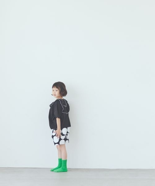 LOWRYS FARM(ローリーズファーム)の「メローハイショク2WAYプルオーバー 904508(Tシャツ/カットソー・キッズ・グレー/ブルー/ブラック/ホワイト・110cm/120cm/130cm/140cm/150cm)」の7枚目の写真