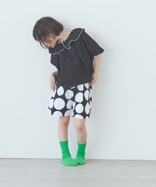 LOWRYS FARM(ローリーズファーム)の「メローハイショク2WAYプルオーバー 904508(Tシャツ/カットソー・キッズ・グレー/ブルー/ブラック/ホワイト・110cm/120cm/130cm/140cm/150cm)」の8枚目の写真