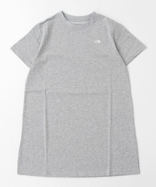 THE NORTH FACE(ザノースフェイス)の「ザ ノース フェイス THE NORTH FACE G S/S Onepiece Tee ショートスリーブワンピースティー(ワンピース・キッズ・グレー/ブラック・140cm/130cm/150cm)」の1枚目の写真