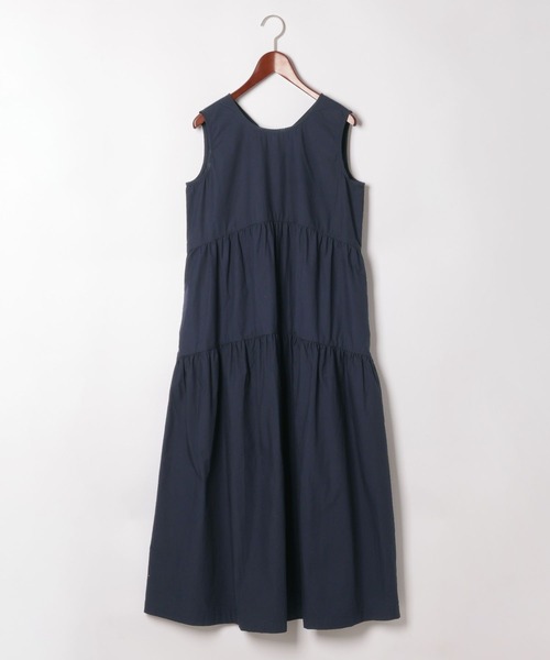 niko and...（ニコアンド）の「[MODE NORM CORE]塩縮マキシティアードワンピース（ワンピース・レディース・ブラック/ブラウン/グリーン・MEDIUM/LARGE）」の8枚目の写真