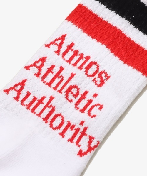 atmos pink(アトモスピンク)の「atmos COLOR LINE AAA SOCKS / アトモス カラー ソックス(ソックス/靴下・メンズ・ホワイト系その他4/ホワイト×レッド/ホワイト×グリーン/ホワイト×ブラック/ホワイト系その他・26-28cm)」の16枚目の写真