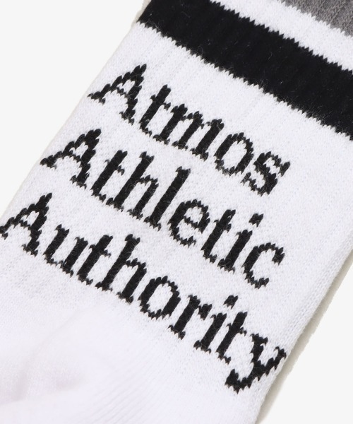 atmos pink(アトモスピンク)の「atmos COLOR LINE AAA SOCKS / アトモス カラー ソックス(ソックス/靴下・メンズ・ホワイト系その他4/ホワイト×レッド/ホワイト×グリーン/ホワイト×ブラック/ホワイト系その他・26-28cm)」の8枚目の写真