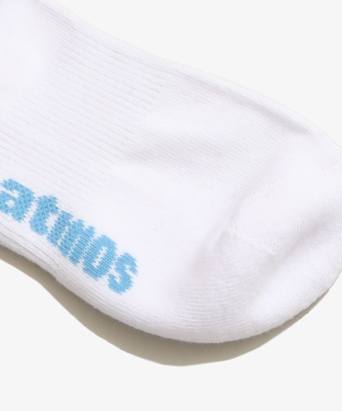 atmos pink(アトモスピンク)の「atmos COLOR LINE AAA SOCKS / アトモス カラー ソックス(ソックス/靴下・メンズ・ホワイト系その他4/ホワイト×レッド/ホワイト×グリーン/ホワイト×ブラック/ホワイト系その他・26-28cm)」の6枚目の写真