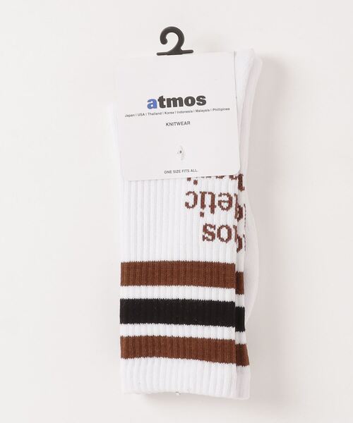 atmos pink(アトモスピンク)の「atmos COLOR LINE AAA SOCKS / アトモス カラー ソックス(ソックス/靴下・メンズ・ホワイト系その他4/ホワイト×レッド/ホワイト×グリーン/ホワイト×ブラック/ホワイト系その他・26-28cm)」の18枚目の写真