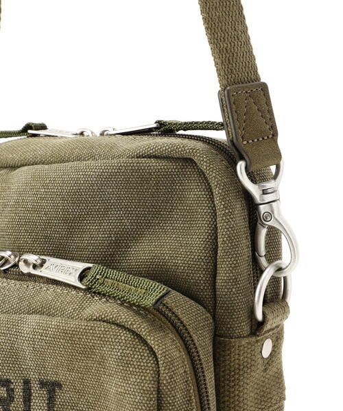 AVIREX（アヴィレックス）の「STENCIL SHOULDER BAG / ステンシル ショルダー バッグ / AVIREX / アヴィレックス（ショルダーバッグ・メンズ・オリーブ系・F）」の15枚目の写真