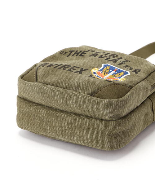 AVIREX（アヴィレックス）の「STENCIL SHOULDER BAG / ステンシル ショルダー バッグ / AVIREX / アヴィレックス（ショルダーバッグ・メンズ・オリーブ系・F）」の19枚目の写真