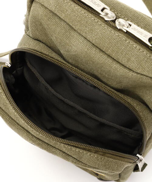 AVIREX（アヴィレックス）の「STENCIL SHOULDER BAG / ステンシル ショルダー バッグ / AVIREX / アヴィレックス（ショルダーバッグ・メンズ・オリーブ系・F）」の21枚目の写真