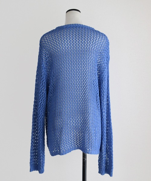 Marient（マリエント）の「スキッパーメッシュPO（ニット/セーター・レディース・ホワイト/ブルー/ブラック・FREE）」の14枚目の写真