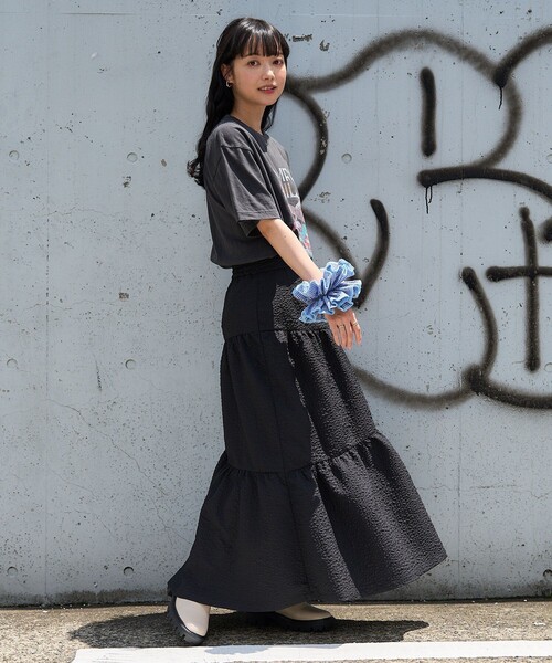 FREAK'S STORE（フリークスストア）の「animal LAMESA TEE/アニマルラメサTシャツ（Tシャツ/カットソー・レディース・オフホワイト/ブラック・ﾌﾘ-）」の3枚目の写真