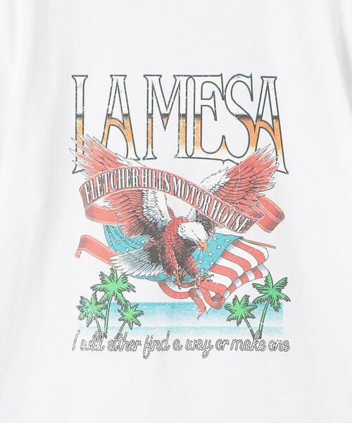FREAK'S STORE（フリークスストア）の「animal LAMESA TEE/アニマルラメサTシャツ（Tシャツ/カットソー・レディース・オフホワイト/ブラック・ﾌﾘ-）」の11枚目の写真