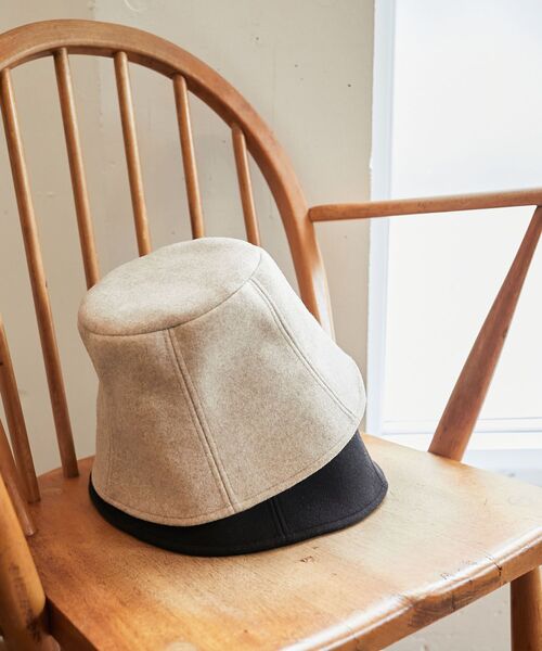 MAJESTIC LEGON（マジェスティックレゴン）の「クラシカルバケットハット（ハット・レディース・ブラック/ライトグレー・FREE）」の15枚目の写真