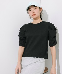 coca（coca）（コカ）の「シボシャーリングトップス（Tシャツ/カットソー）」