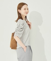 coca（coca）（コカ）の「シボシャーリングトップス（Tシャツ/カットソー）」