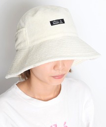 Flowering（フラワーリング）の「バケット型ポケット付きダブルパイルサウナハット/タオル生地（ハット）」