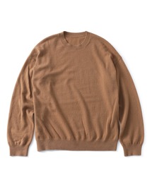 CASHMERE HIGH GAUGE CREWNECK KNIT