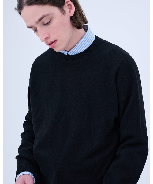 SOPHNET.(ソフネット)の「CASHMERE HIGH GAUGE CREWNECK KNIT(ニット/セーター・メンズ・ブラック/キャメル/ホワイト・MEDIUM/LARGE/X-LARGE)」の13枚目の写真